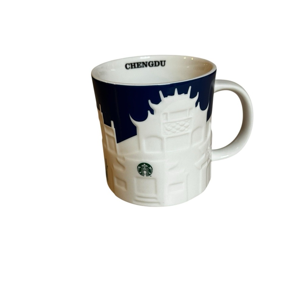 Starbucks Collector Relief‎ Series Chengdu Ceramic Mug, 16 Oz 2013